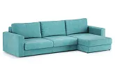 Диван угловой Ларсон 3М Nordic 71 аквамарин - превью 2