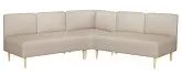 Диван угловой Рикке R13 Camaro 03 светло-бежевый - превью 1 Диван угловой Рикке R13 Camaro 03 светло-бежевый - превью 1