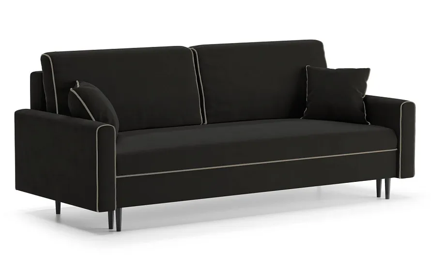 Диван Порту California 08 черный - 2 Диван Порту California 08 черный - 2